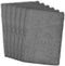 DII Cleaning Collection Microfiber Set, 6 Piece Dishtowel, 16x24, Gray