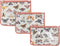 Tiny Twinkle Mess-proof Travel Bags, Airline Compliant Zipper Closure, Clear Front Pouch, 3 Pack Set