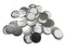 TUOKING Non-Magnetic Makeup Pans Metal Stickers for Blank Magnetic Makeup Palette, Diameter: 25mm