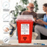 Oakridge Products Sharps Container for Home Use - 1 Quart (3-Pack), Biohazard Needle Disposal