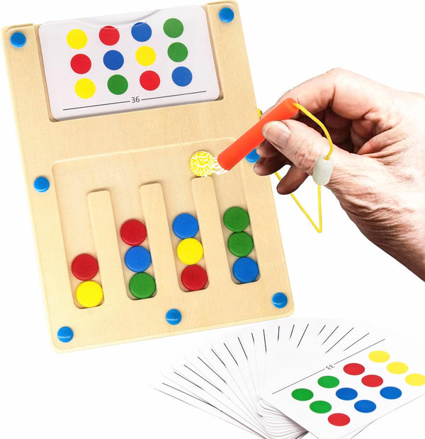 PHIELEY Dementia Products for Elderly, Memory Care Activities for Dementia Patients,12 Dots Sorting
