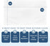 Universal Cleaning Towels - White Bulk 36 Pack, 16” X 19” 100% Cotton Fully Bordered Commercial Grade Terry Weave Cloth