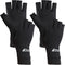 2 Pairs Copper Arthritis Gloves - Fingerless Compression Gloves for Arthritis Pain Relief, Daily Work (Large, Black)