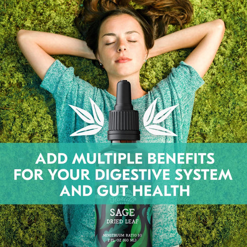 Sage Extract – Natural Dried Sage Supplement – Organic Sage Herb (Salvia officinalis) – 2 oz, Non-GMO