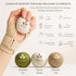 MellowMinds 3-Pack 3 Set Stress Balls for Adults Therapy & Sensory Balls for Stress Relief, Lycra + TPR, Anxiety
