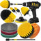 Holikme 11 Piece Drill Brush Attachment Set, Power Scrubber Brush for Bathroom, Floor, Tub, Shower Cleaning