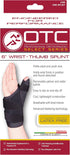 OTC Wrist-Thumb Splint, 6-Inch, Select Series, Small for Right Hand