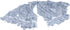 SPARTA Flo-Pac Mop Head, Loop-Ended, Large, Narrow Band with 1/2" Blue Band for Organized Cleaning