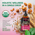 USDA Organic Vitamin B-Complex - B5 Pantothenic Acid, B12 Methylcobalamin, B1 Thiamine, B6 Pyridoxine, B7 Biotin, B9