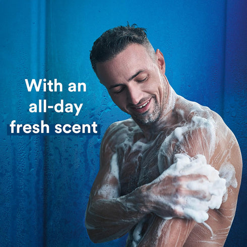 Moisturizing Body & Face Wash for Men by Suave, Cedarwood and Mandarin Scent, No Parabens, No Phthalates, 18 Oz Pack of