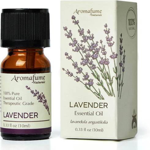 AROMAFUME Lavender Essential Oil - 100% Natural, Therapeutic Grade for Diffusers, 10ml