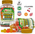 MULTIVITAMIN Gelatin-Free Gummies: for Kids, Children, Teens, Nom Nom Yummy, 3 Delicious Flavors, 11 Essentials, Gluten-free, Halal Certified, Mommy Approved, Bear Shapes, Vegetarian