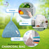 Activated Charcoal Odor Absorber and Air Purifier, Bamboo Charcoal Bags, 4 Pack, 200g
