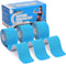 Precut Kinesiology Tape, 3 Rolls Pack, Elastic Sports Tape for Pain Relief, Muscle Support, Waterproof