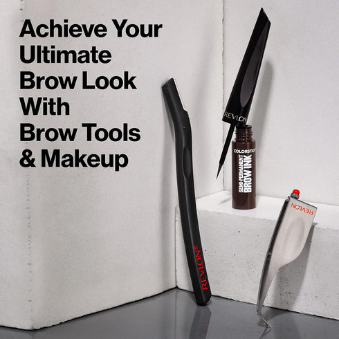 Revlon Eyebrow Precision Shaper, Reusable, Easy to Remove Unwanted Hairs, Japanese Steel with Protective Shield