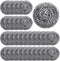 100 Pcs Stainless Steel Sponges, Scrubbing Scouring Pad for Kitchen and Household Surfaces