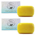 Natural Elephant Dead Sea Sulfur Soap 4.4 oz - Face and Body Cleanser Bar for All Skin Types, 2 Pack