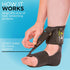 BraceAbility Foot Drop Brace, Ankle Orthosis Sock for Big Kids, Teens, Adults, Pain Relief in Bed