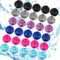 Blulu 30 Pieces Pet Hair Remover for Laundry - Reusable Dryer Balls, Lint Remover for Pet Hair (Light Blue, Blue, Grey,