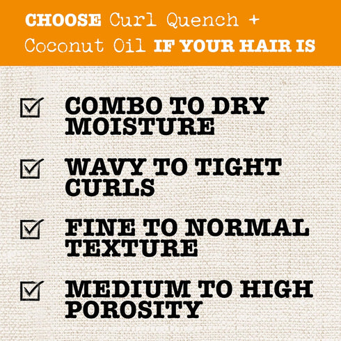 Maui Moisture Curl Quench + Coconut Oil Hydrating Curl Smoothie, 12 Ounce, Vegan & Paraben-Free