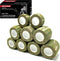 9 Rolls Self Adhesive Wrap Athletic Tape Gauze - Breathable Elastic Cohesive Bandage for Sports Injury & Pet (Forest