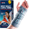 FEATOL Carpal Tunnel Wrist Brace Night Support for Pain Relief, Metal Splint Stabilizer with Hand Brace, Left (S/M)