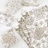 Bolsome 100 Sheets 20 * 14 Inches Vintage Floral Printed Tissue Paper for Gift Wrapping, Peonies, Hydrangea