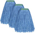 MATTHEW CLEANING 16oz 3Pack Cotton Floor Mop, Heavy Duty String Mop Refills, Universal Headband Blend Mop