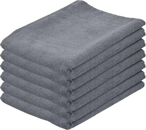 Superio Extra Large Microfiber Squeegee Mopping Towel 20 x 30, Streak Free Floor Cloth-Rag, 6 Pack for Cleaning House