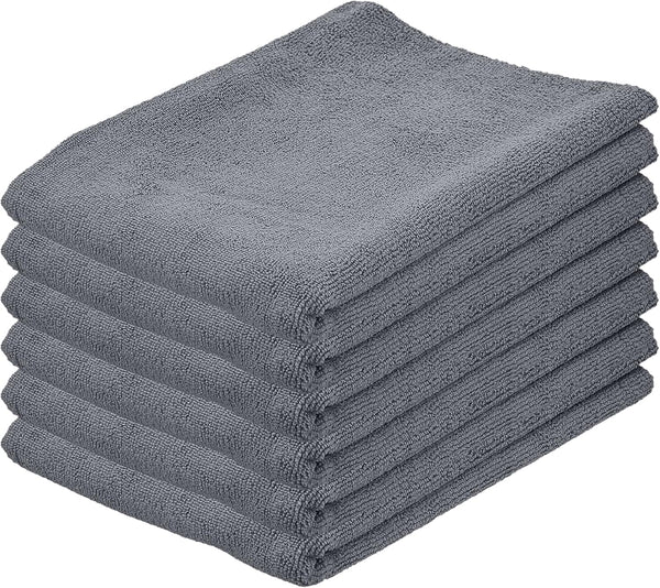 Superio Extra Large Microfiber Squeegee Mopping Towel 20 x 30, Streak Free Floor Cloth-Rag, 6 Pack for Cleaning House