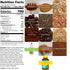 Range Meal Bar - High Calorie Meal Replacement Bars, Gluten Free, Backpacking Meals, 6 Pack (Chocolate, Peanut Butter,