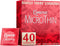 Kimono MicroThin Condoms Pack of 40 - Premium Lubricated Natural Latex, Thinnest,