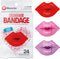 BioSwiss Lips Shaped Self Adhesive Bandages, Latex Free Sterile Wound Care, Fun First Aid Kit for Kids - 24 Count