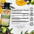 Barlean's Olive Leaf Complex Liquid with 95mg Oleuropein Antioxidants for Immune Support, 8 Ounce