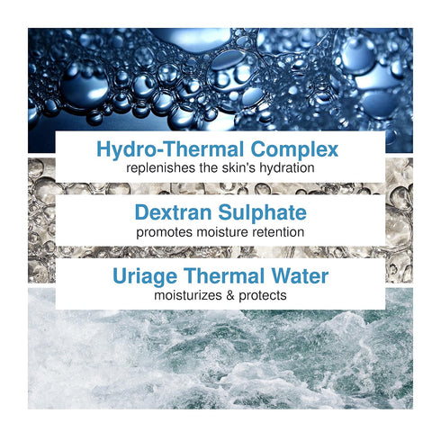 URIAGE Thermal Water Eye Contour Water Care 0.5 oz. | Deep Hydrating Moisturizer for Sensitive Skin, Reduces Dark