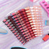 Honoson 720 Pieces Short False Nails - Medium Square Artificial Fake Nails Full Cover Glossy Press on Nails Tips for