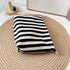 Makeup Bag, Travel Makeup Bag for Purse, Striped Cosmetic Bag, High Capacity Toiletry Bag for Women, Personalized Gift