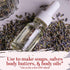 Lavender Buds Food Grade | Bulk Dried Lavender Flowers for Soap Making and Cooking, Edible Lavender