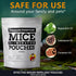 10 Pack All-Natural Mice Repellent Pouches, Harmless Peppermint Essential Oil Mouse Deterrent, Keep Mice Out