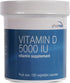 Pharmax Vitamin D 5000 IU | Supports Healthy Bones and Teeth, and Absorption of Minerals, 120 Capsules