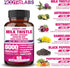 All-in-1 8000mg Milk Thistle NAC BeetRoot Artichoke Dandelion Root - Liver Health Support, 90 Vegan Capsules