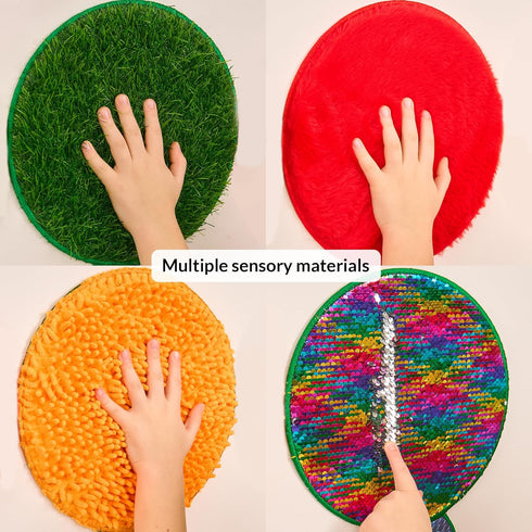 Sensory Wall Panel for Kids | Touch, Feel & Learn | Caterpillar Sensory Room Toys | Activity Play Panels | Wall Busy
