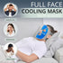 MyHalos Ice Face Mask - 2023 Frozen Gel Mask for Pain Relief, Migraine & Wisdom Tooth Surgery, Hot or Cold Use