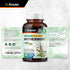 BIO KRAUTER Motherwort Capsules 1200 mg - 100 Count, Women’s Support Herb Supplement for Relaxation