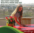 Eco-Friendly Reusable Dish Cloth Set, 10-Pk Multipurpose Kitchen Cleaning Cloth Made from Recycled Materials, 12x12 in.