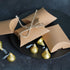 Vintage Kraft Paper Pillow Candy Box, Thank You Treat Box Kit, Rustic Gift Boxes with Twine for Wedding Favors, 50pc