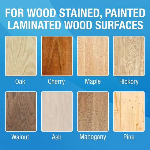 MiracleWipes for Wood Surfaces - Clean, Protect, and Polish Cabinets and Furniture - 30 Count