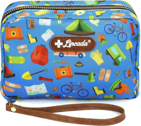 Portable Travel First Aid Kit, 143 Pieces All-Purpose Emergency Kit for Home, Car, Diaper Bag, Camping & Hiking