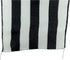 2.5 Inch Wide Wired Gift Wrapping Ribbon, 10 Yards, Black White Stripe for Crafts, Christmas Tree Decor