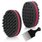 Magic Twist Hair Sponge, Barber Hair Brush Sponge, Styling Tool for Dreadlocks, Coils, Afro Curl (2 PACK)